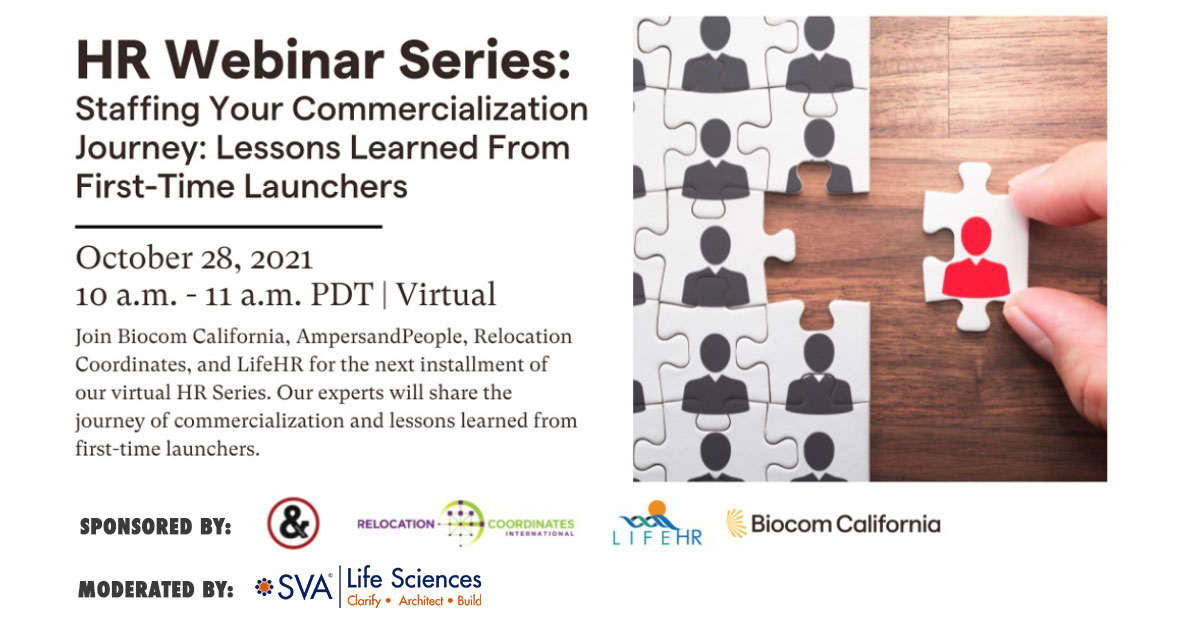 SVA Life Sciences’ Andrew DeMarco to Moderate Webinar Panel on Staffing for First Product Launch