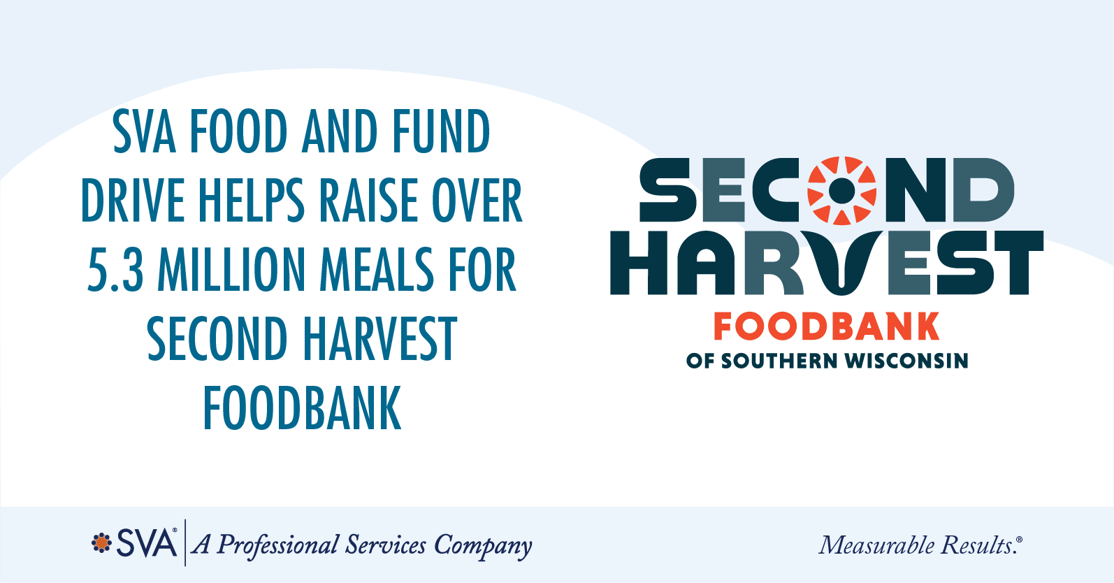 SVA Food and Fund Drive Helps Raise Over 5.3 Million Meals for Second Harvest Foodbank